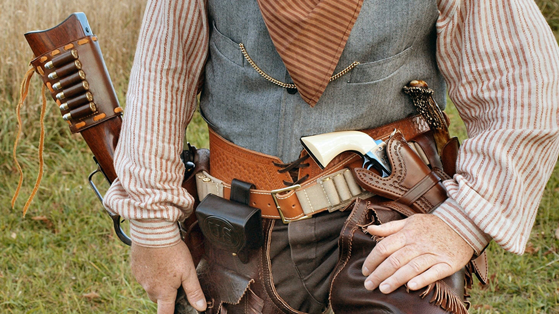 colt open top revolver outfit