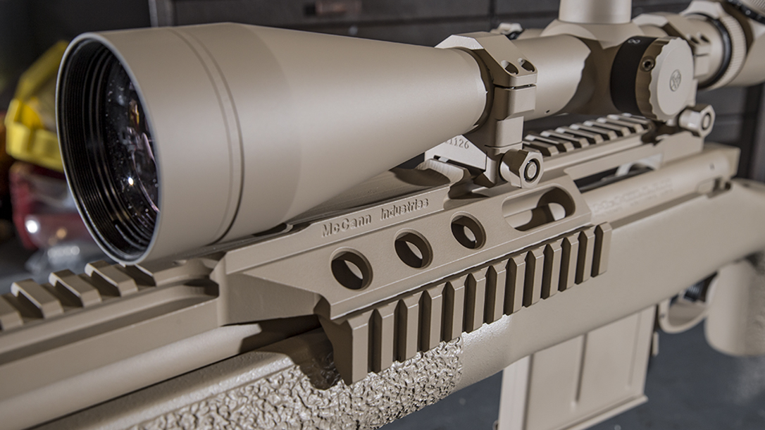 mcmillan TAC-338 Chris Kyle rifle rail scope