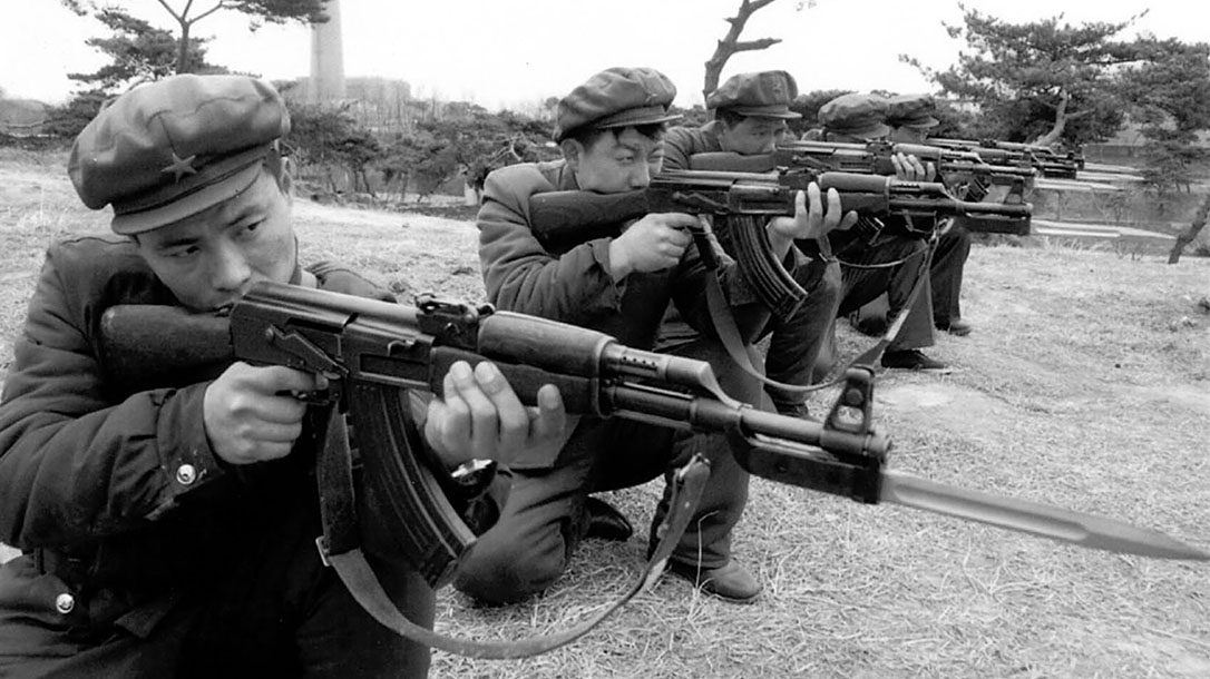 north korea ak, north korea, north korea ak type 58, north korea ak type 58 soldiers