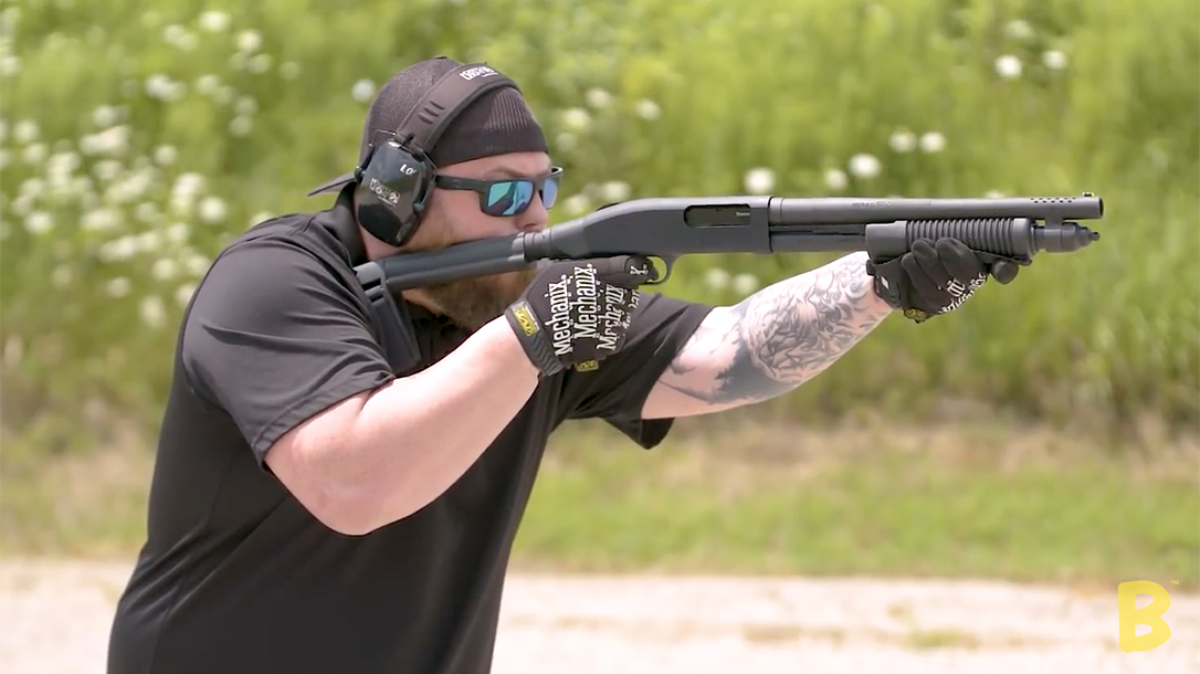 The Brownells Boom Kit amps up the Mossberg Shockwave with a 14-inch Carlso...