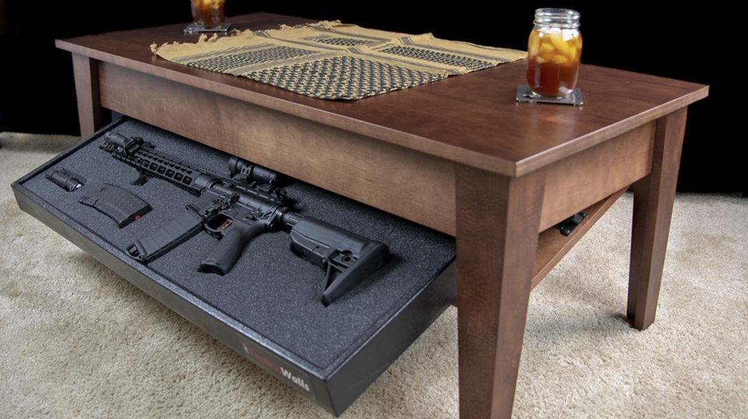 Related image of Hidden Gun Concealment Coffee Table.