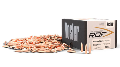 Nosler RDF 6mm Bullets