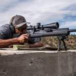Shooting the Remington Defense M24A2 at extended range.
