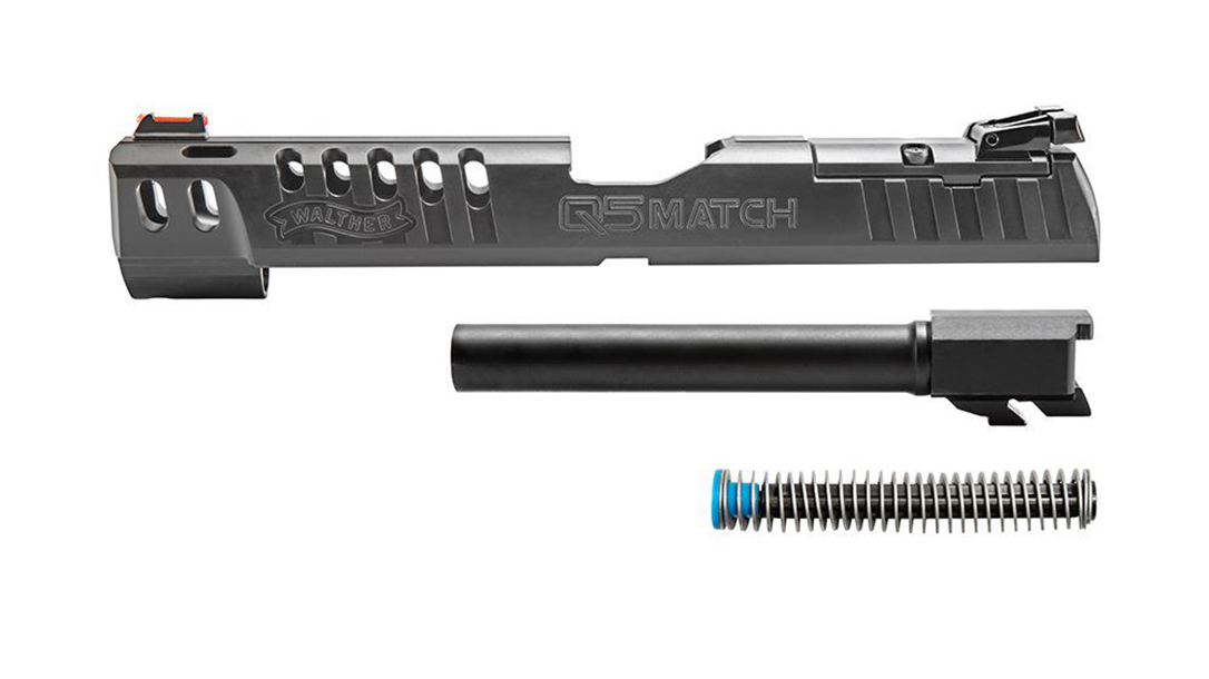 The Walther Q5 Match Conversion Kit transforms the PPQ into a race gun.