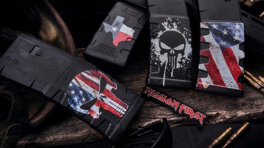 Mission First Tactical Decorated Extreme Duty Magazines feature patriotic scenes.