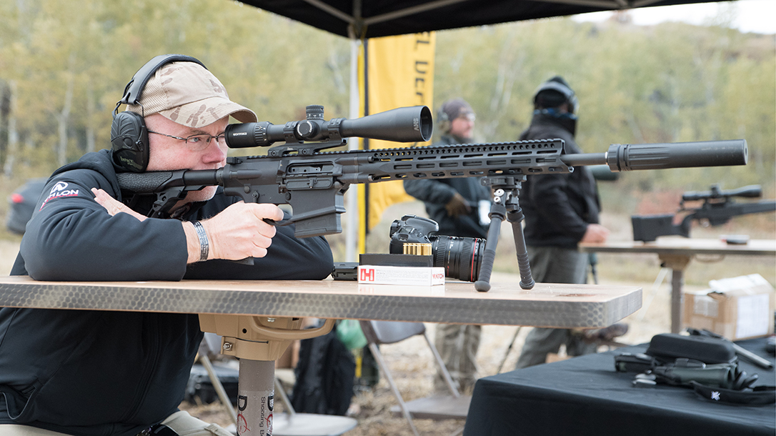 The DD5V4 sports an 18-inch barrel for distance work.