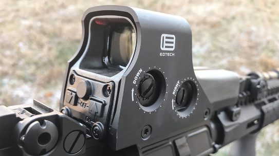 Rugged enough for military use and lightning quick in target acquisition, the famed EOTech 512 Holographic Weapon Sight remains a top choice for carbines.
