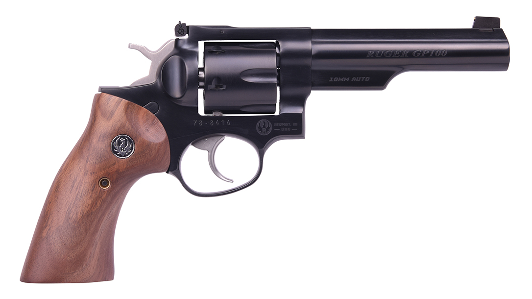 The Ruger GP100 is a workhorse double-action revolver.