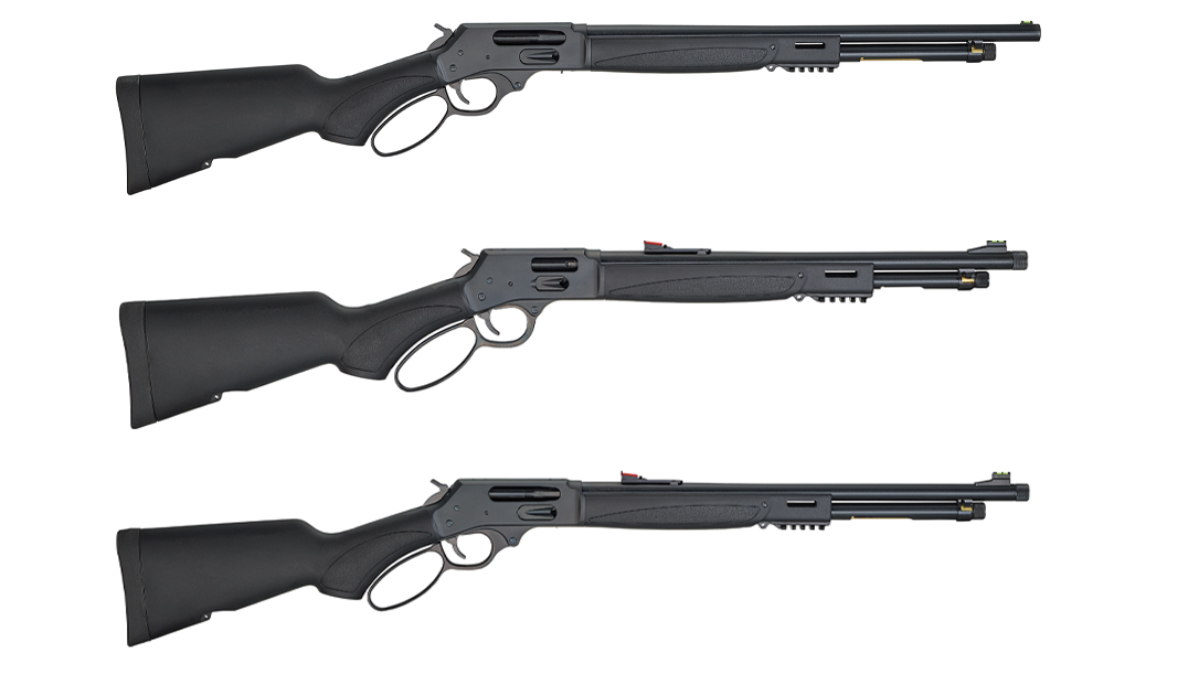 The Henry X series feature both rifles and a shotgun model.