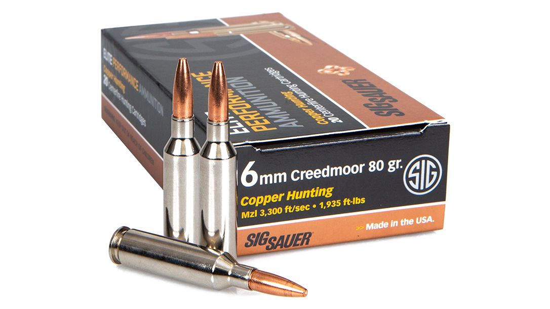 SIG adds 6mm Creedmoor to the Elite Copper line.