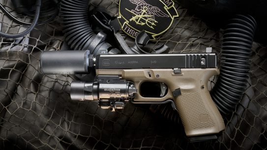 The Hush Puppy is truly reborn with a slide lock equipped pistol, suppressor and subsonic ammo.
