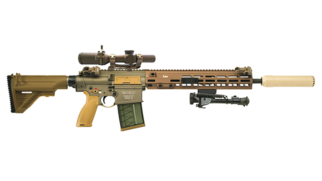 HK delivered its first shipment of the M110 Squad Designated Marksman Rifle to the U.S. Army.