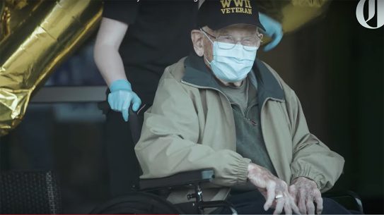 WWII vets Bill Kelly, 95, and William Lapschies, 104, survived the coronavirus in Oregon.