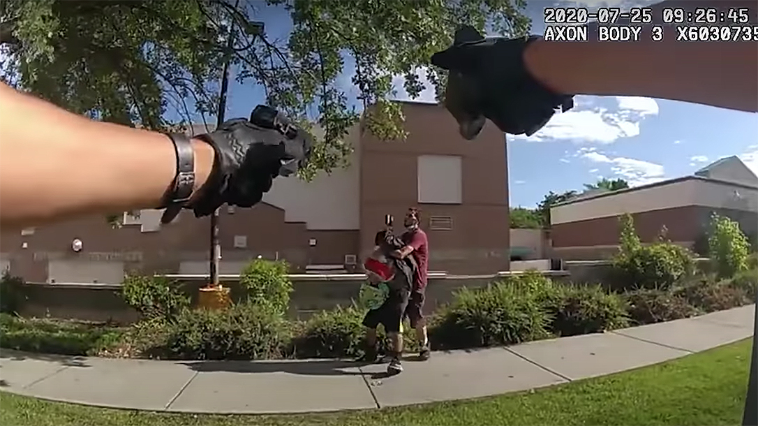 Two Salt Lake police officers took incredible shots to save a hostage.