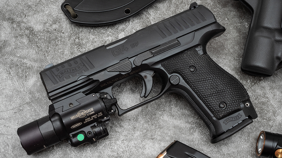 Walther Q4 Steel Frame, With its PPQ DNA and European styling, the Q4 SF is both an attractive and high-performance fighting pistol.