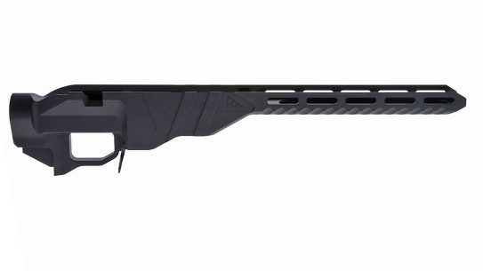 The Rival Arms R-700 Precision Chassis fits short-action Remington 700 actions.