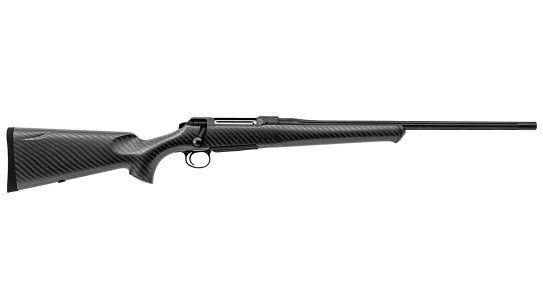 The incredibly lightweight Sauer 101 Highland XTC Carbon-Fiber delivers sub-MOA performance.