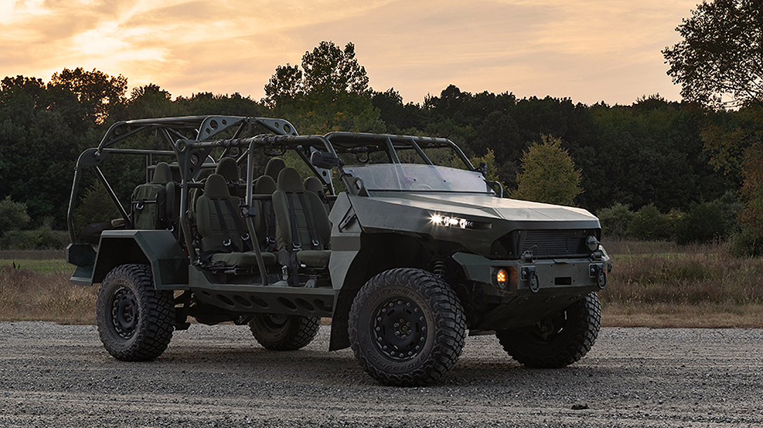 The GM Defense ISV serves as a quick, nimble troop carrier.