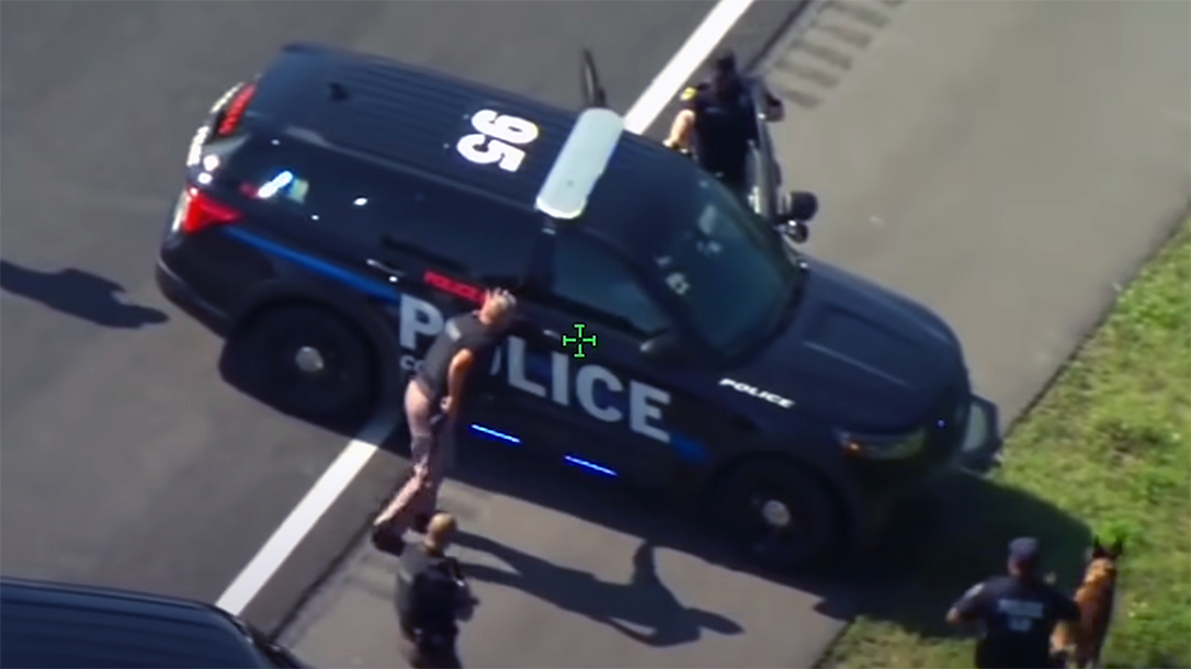 A man stole two squad cars in epic Florida police chase.