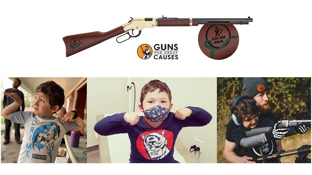 Henry donated 50 Golden Boy rifles to raise money for Kalel Hamilton