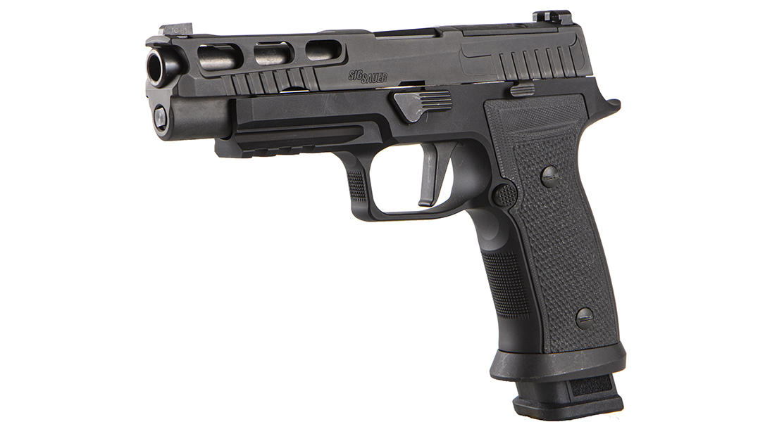 The SIG P320 AXG Pro blends a metal frame to the P320.