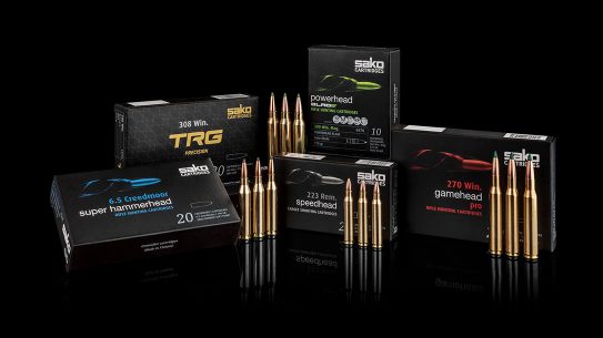 New Sako cartridges offer a full line of rifle ammo.