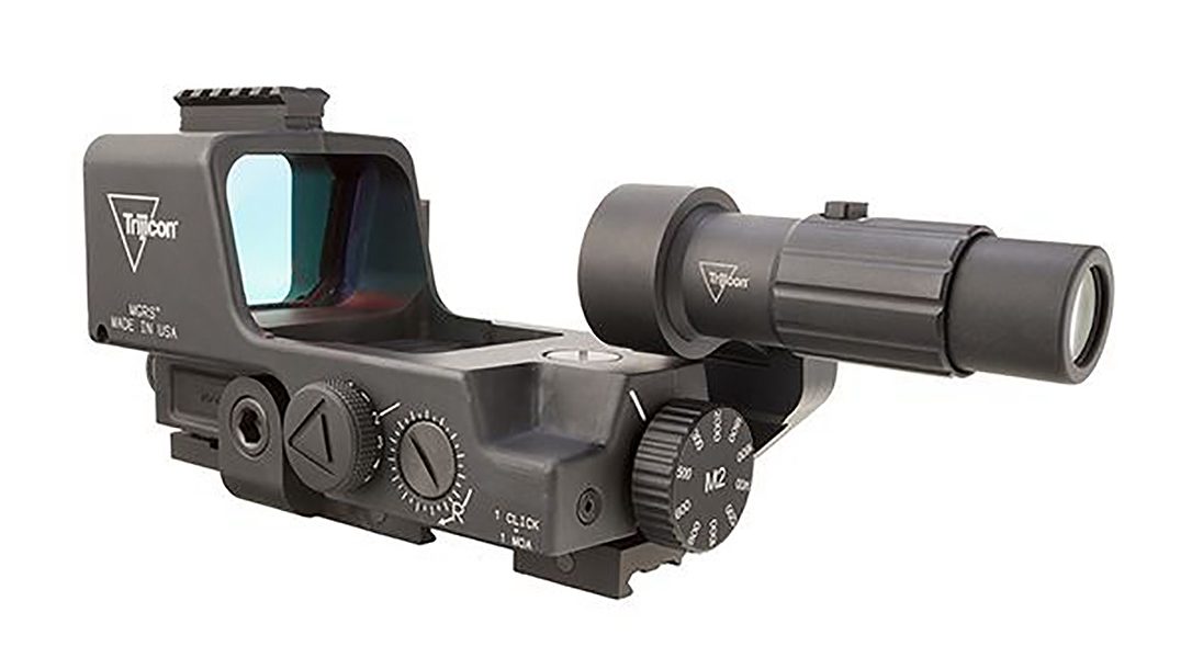 The Trijicon MGRS reflex sight was selected by the U.S. Army for machine gun use.