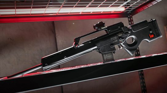 The HK SL8 brings an import-legal version of the HK G36 rifle.