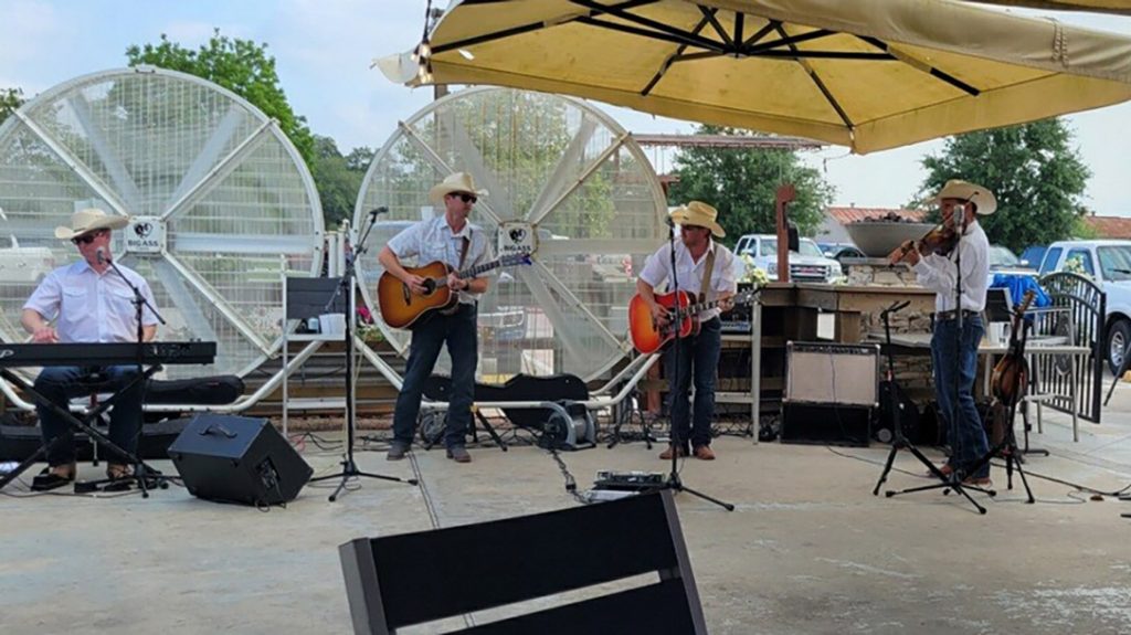 Bubba Strait, Kyle Park, John Michael Whitby and Jason Roberts provided the music for the Military Warriors Support Foundation Skills 4 Life Brazos fundraiser.