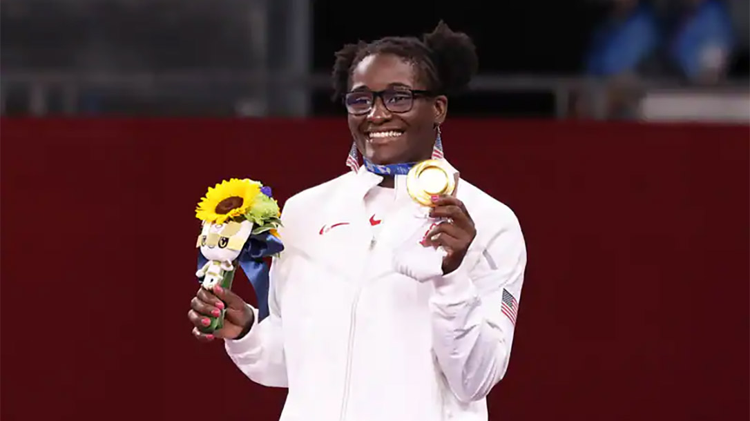 Tamyra Mensah Stock Wins Olympic Gold in Women’s Wrestling