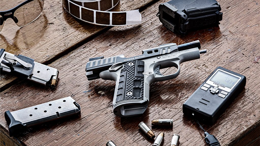 The Kimber Micro 9 Rapide Black Ice is the king of the range.