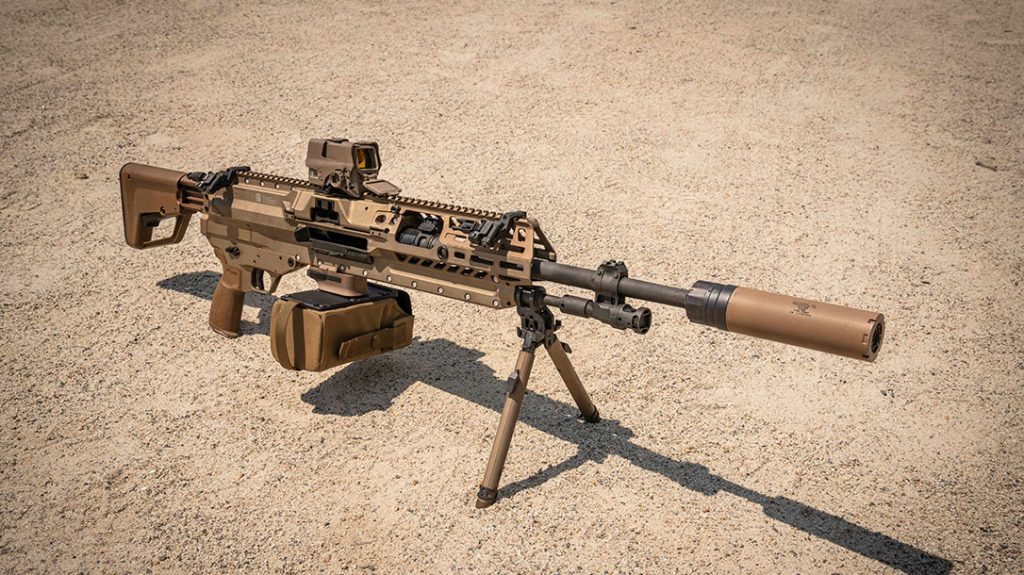 Along with the 6.8 Hybrid chambering, Sig’s LMG-6.8 can also be chambered in 7.62x51mm NATO and 6.5 Creedmoor.