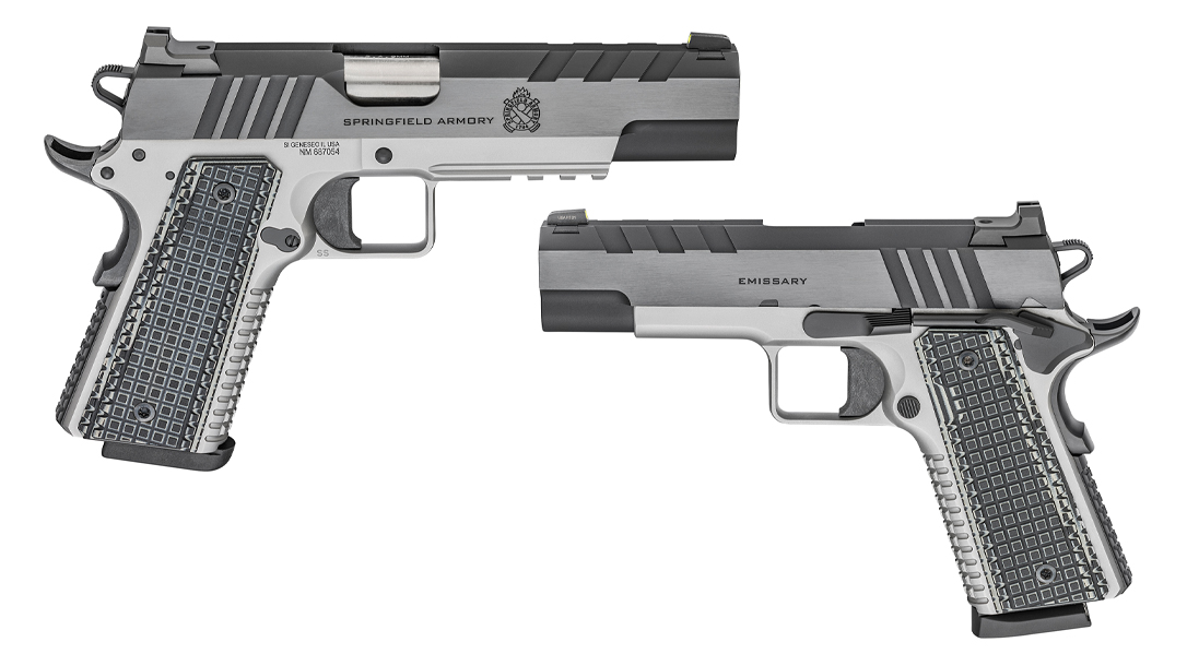 A pair of Springfield Armory Emissary pistols round out the line.