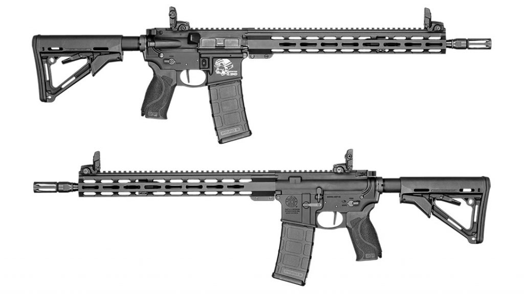 The Smith & Wesson M&P 15T II Engraved Limited-Edition rifle.