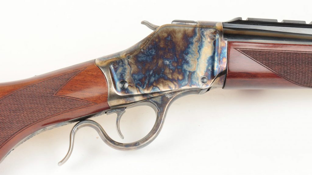 The Uberti’s receiver had a beautiful color case-hardened finish.