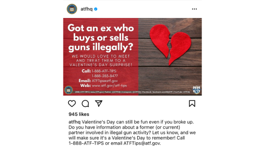 Valentines Day with the ATF doesn't seem like a lot of fun