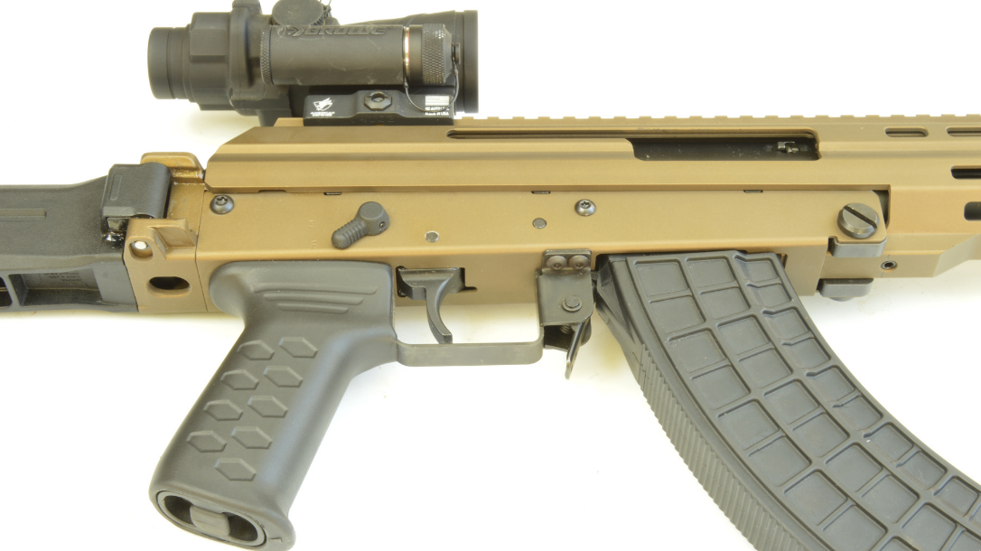 the M10x has a love coyote tan finish