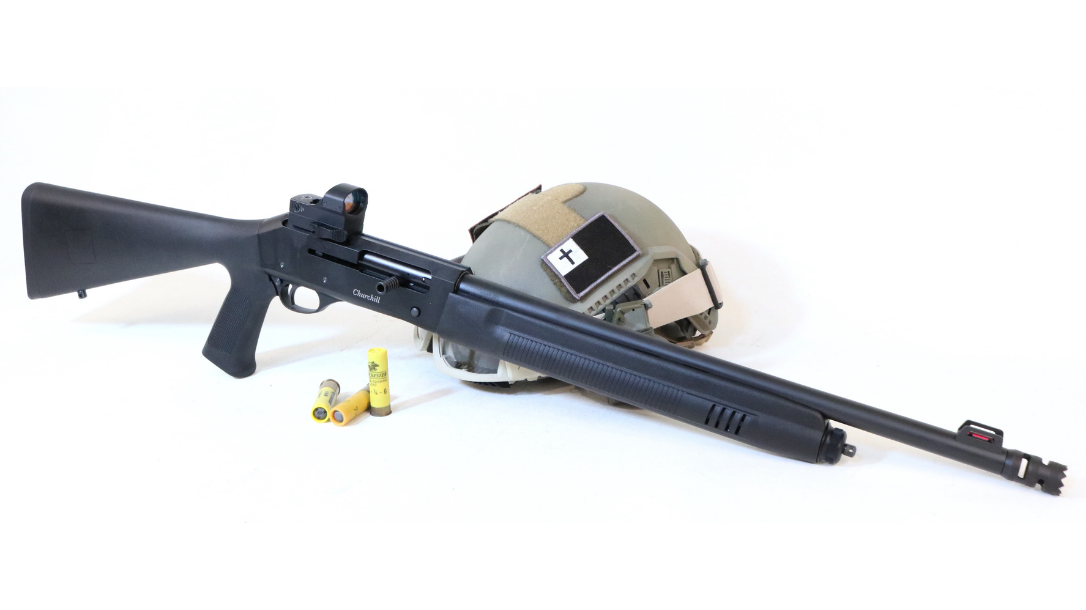 the Churchill 220 optics tactical shotgun is a handy 20 gauge autoloader from EAA