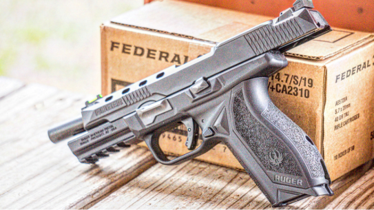 The Ruger American Pistol Competition model is really good, and ready out of the box