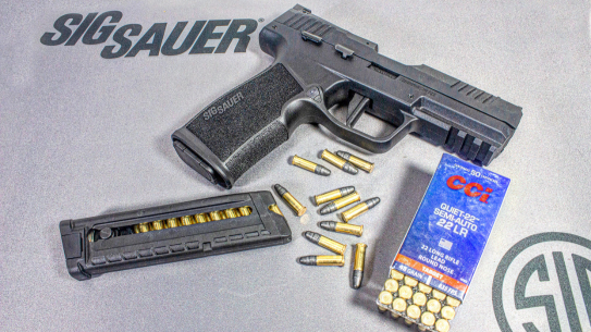 The new Sig Sauer P322 22 LR pistol is an excellent choice for plinking, 22 competition, and just fun shooting