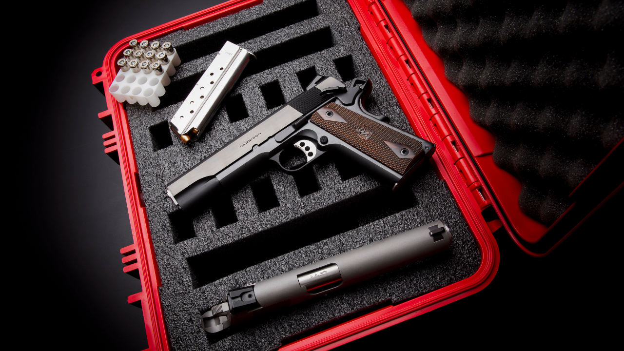 The Garrison 9mm 1911 is ready to go