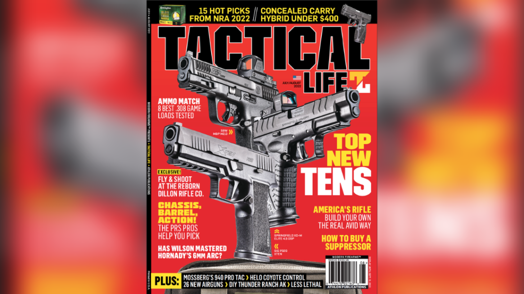 Check out the cover on the Tactical Life July/August 2022 issue