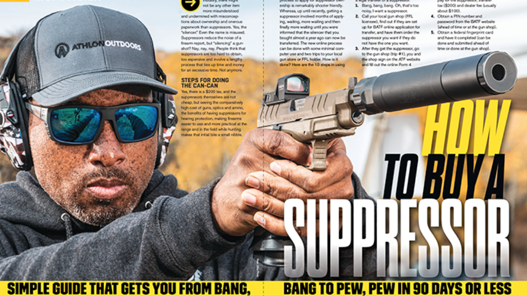 From Tactical Life July August 2022, our guide on how to buy a suppressor