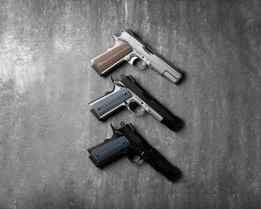 Three different finishes mark the debut of the Savage 1911. 