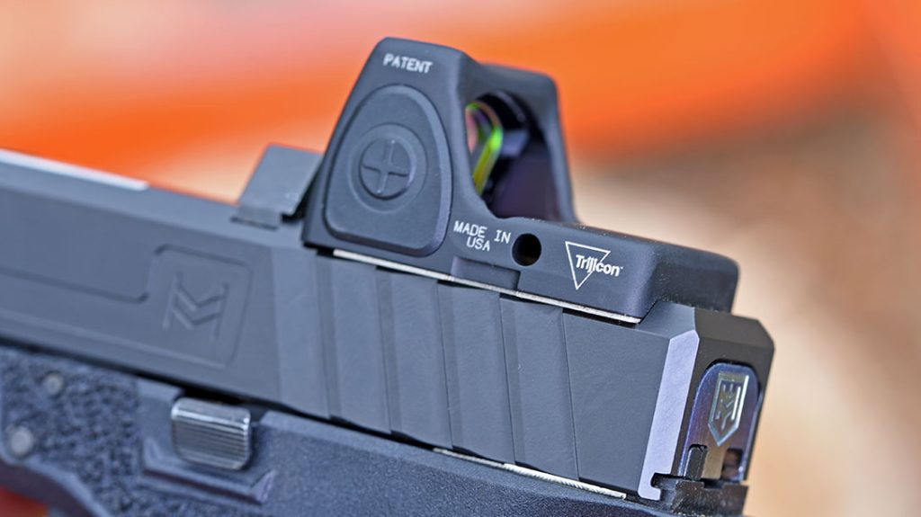 The MAC19 from MAC Defense Industries features the Trijicon RMR optic cut.