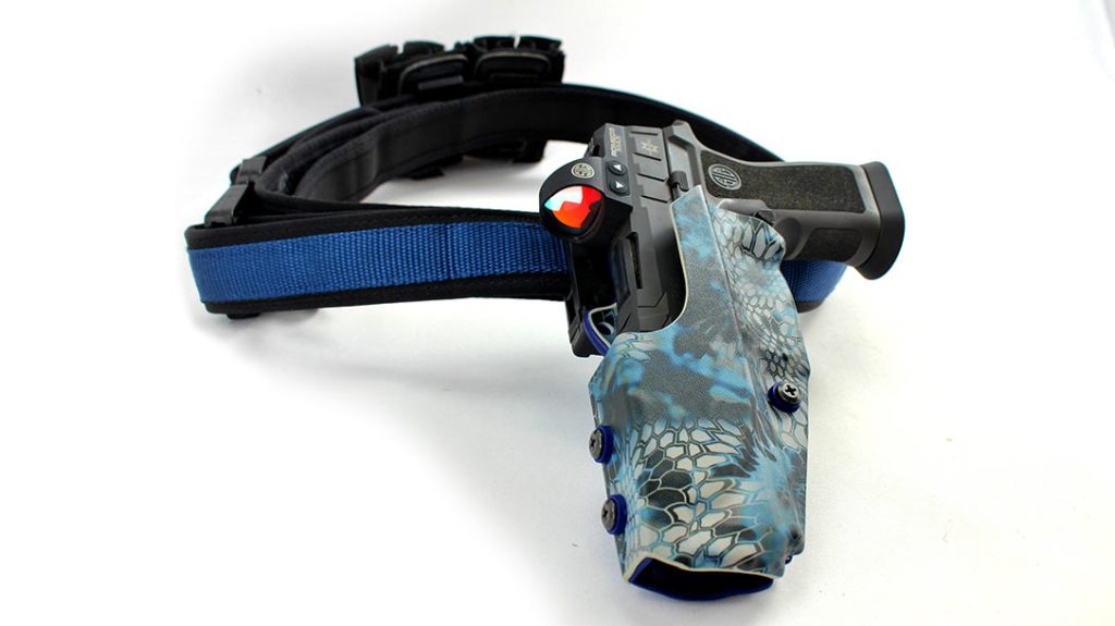 3i Holsters specializes in custom Kydex and made the southpaw rig that the author used in his test.