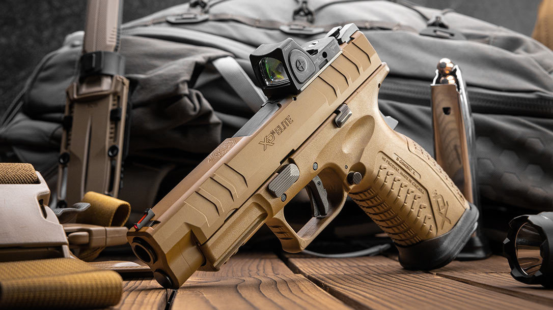 Springfield Armory Adds Desert FDE Option to the XD-M Elite 4.5” OSP 10mm.