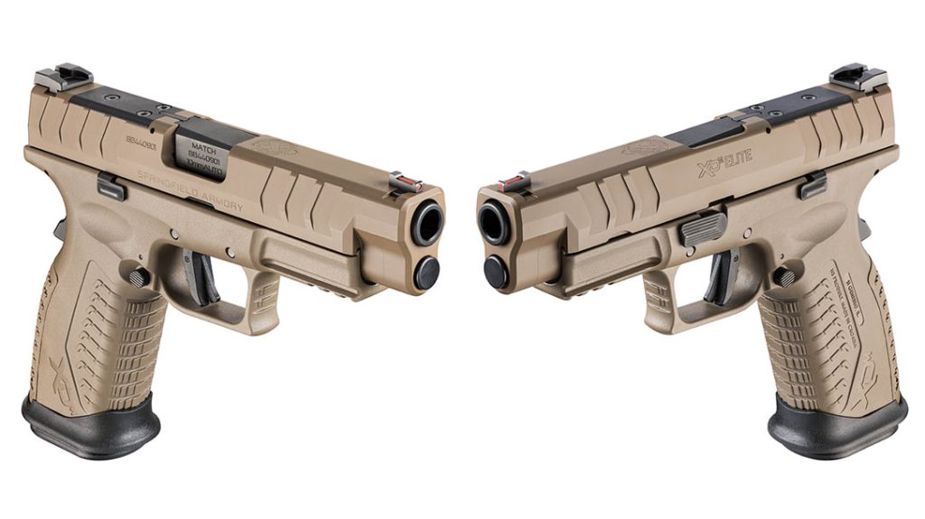 Springfield Armory Adds Desert FDE Option to the XD-M Elite 4.5” OSP 10mm.