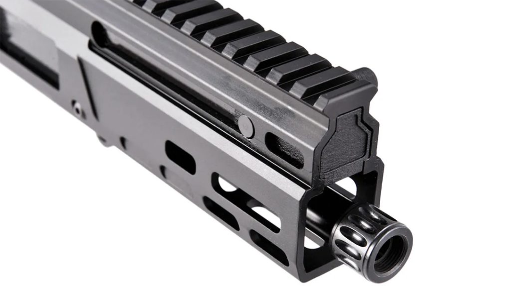 The Brownells BRN-9 Upper comes with a 5-inch barrel. 