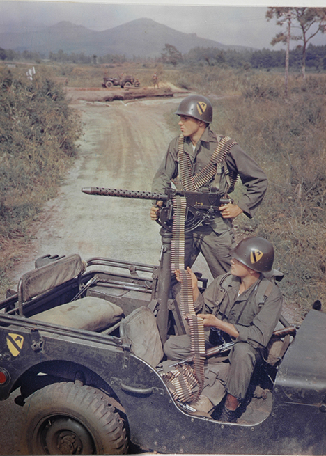 The U.S. M1919 was nearly 50 years old during the height of the Vietnam War, but it was still widely used on vehicles during the conflict. In this staged photo members of the 1st Cavalry Division are readying the Jeep-mounted weapon
